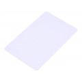 PVC WHITE CARD TK4100 WITH THERMAL UV; RFID Card; 86x54x0.8mm; f: 125kHz; UNIQUE; -20÷55°C; Comp: TK4100; GOODWIN