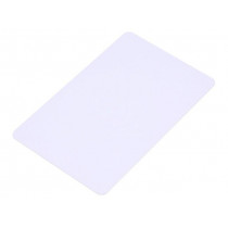 PVC WHITE CARD TK4100 WITH THERMAL UV; RFID Card; 86x54x0.8mm; f: 125kHz; UNIQUE; -20÷55°C; Comp: TK4100; GOODWIN