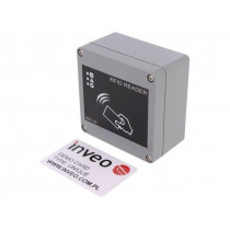 RFID IND LED UNI POE; RFID reader; Ethernet,RS485; 100mm; UNIQUE; Enclos.mat: ABS; IP65; INVEO
