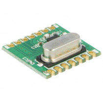 RFM219SW-868S1; Module: RF; FM receiver; FSK,GFSK,OOK; 868MHz; 4-wire SPI; HOPE MICROELECTRONICS