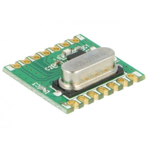 RFM219SW-868S1; Module: RF; FM receiver; FSK,GFSK,OOK; 868MHz; 4-wire SPI; HOPE MICROELECTRONICS
