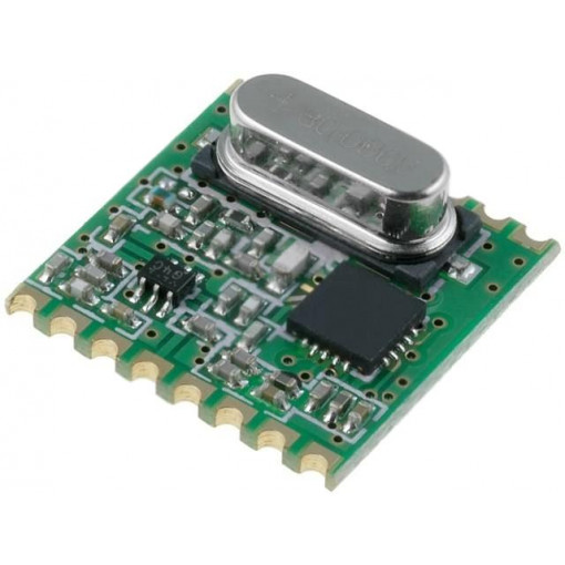 RFM22B-433S1; Module: RF; FM transceiver; FSK; 433.92MHz; SPI; -121dBm; 20dBm; HOPE MICROELECTRONICS