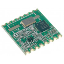 RFM22B-868S2; Module: RF; FM transceiver; FSK; 868MHz; SPI; -121dBm; 1.8÷3.6VDC; HOPE MICROELECTRONICS