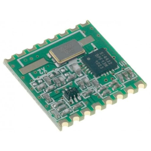 RFM22B-868S2; Module: RF; FM transceiver; FSK; 868MHz; SPI; -121dBm; 1.8÷3.6VDC; HOPE MICROELECTRONICS