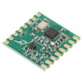 RFM300HW-868S2; Module: RF; FM transceiver; FSK,GFSK,OOK; 868MHz; UART; -120dBm; HOPE MICROELECTRONICS RFM300HW-868S2; Module: RF; FM transceiver; FSK,GFSK,OOK; 868MHz; UART; -120dBm; HOPE MICROELECTRONICS