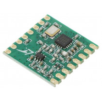 RFM300HW-868S2; Module: RF; FM transceiver; FSK,GFSK,OOK; 868MHz; UART; -120dBm; HOPE MICROELECTRONICS