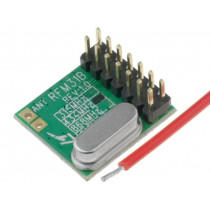 RFM31B-433D; Module: RF; FM receiver; FSK; 433.92MHz; SPI; -121dBm; 1.8÷3.6VDC; HOPE MICROELECTRONICS