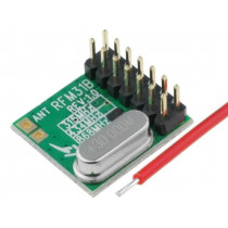 RFM31B-868D; Module: RF; FM receiver; FSK; 868MHz; SPI; -121dBm; 1.8÷3.6VDC; HOPE MICROELECTRONICS