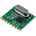 RFM31B-868S1; Module: RF; FM receiver; FSK; 868MHz; SPI; -121dBm; 1.8÷3.6VDC; HOPE MICROELECTRONICS RFM31B-868S1; Module: RF; FM receiver; FSK; 868MHz; SPI; -121dBm; 1.8÷3.6VDC; HOPE MICROELECTRONICS