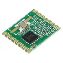 RFM65W-433S2; Module: RF; FM receiver; FSK; 433.92MHz; SPI; -120dBm; 1.8÷3.6VDC; HOPE MICROELECTRONICS