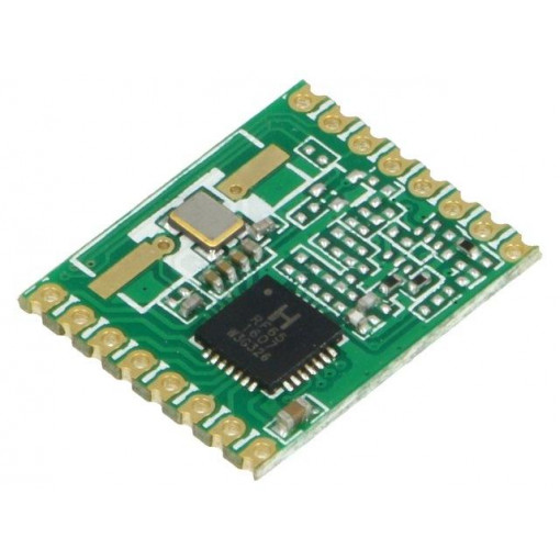 RFM65W-433S2; Module: RF; FM receiver; FSK; 433.92MHz; SPI; -120dBm; 1.8÷3.6VDC; HOPE MICROELECTRONICS