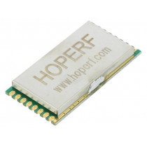 RFM95PW-868S2; Module: transceiver; RF; FSK,GFSK,GMSK,LoRa,MSK,OOK; 868MHz; HOPE MICROELECTRONICS
