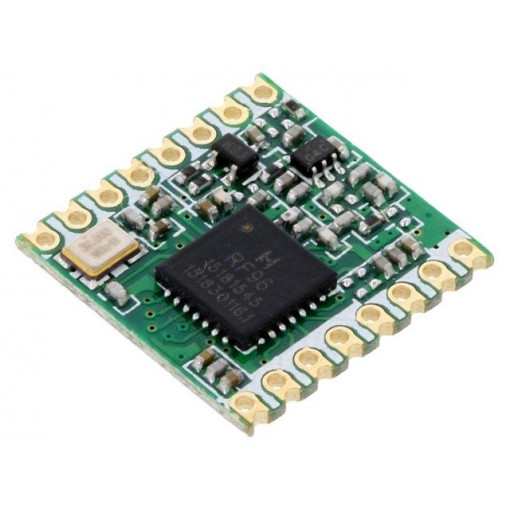 RFM96W-433S2; Module: transceiver; RF; FSK,GFSK,GMSK,LoRa,MSK,OOK; 433.92MHz; HOPE MICROELECTRONICS