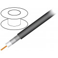 S1160BEFCU; Wire: coaxial; RG11; 1x75Ω; solid; Cu; PE; black; 305m; TELESTE