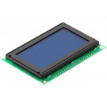 RG12864B1-BIW-V; Display: LCD; graphical; 128x64; STN Negative; blue; 75x52.7x8.9mm; RAYSTAR OPTRONICS RG12864B1-BIW-V; Display: LCD; graphical; 128x64; STN Negative; blue; 75x52.7x8.9mm; RAYSTAR OPTRONICS