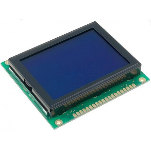 RG12864C-BIW-V; Display: LCD; graphical; 128x64; STN Negative; blue; 78x70x14.3mm; RAYSTAR OPTRONICS