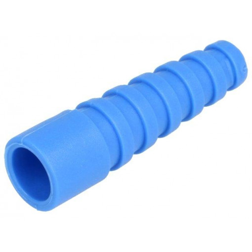 RG58SRB-BL; Strain relief; RG58; blue; Application: BNC plugs; 10pcs.; MH CONNECTORS