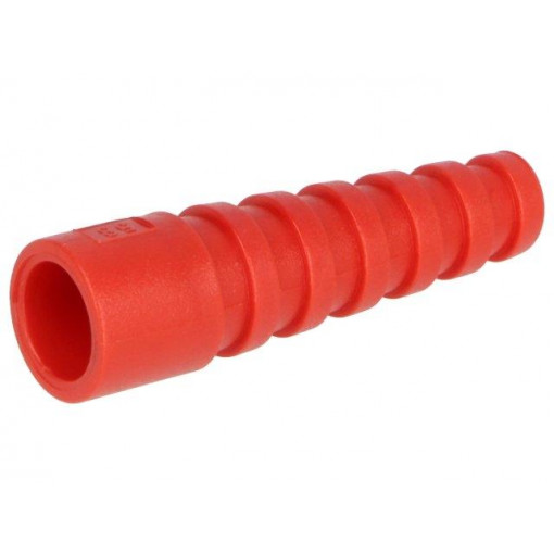 RG58SRB-R; Strain relief; RG58; red; Application: BNC plugs; 10pcs.; MH CONNECTORS