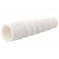 RG58SRB-W; Strain relief; RG58; white; Application: BNC plugs; 10pcs.; MH CONNECTORS
