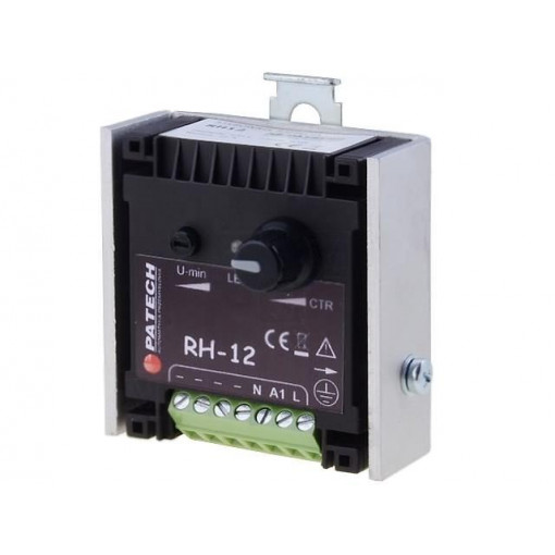 RH-12; Voltage regulator; 195÷253VAC; DIN; IP20; 72x57x91mm; 12A; PATECH RH-12; Voltage regulator; 195÷253VAC; DIN; IP20; 72x57x91mm; 12A; PATECH