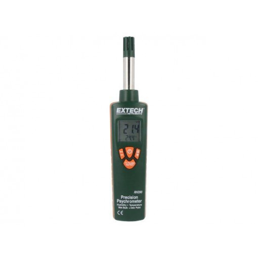 RH390; Meter: psychrometer; LCD,with a backlit; -30.1°C; 0÷100%RH; EXTECH