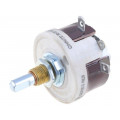 RHS75RE; Potentiometer: shaft; single turn; 75Ω; 25W; 6.35mm; wirewound; OHMITE