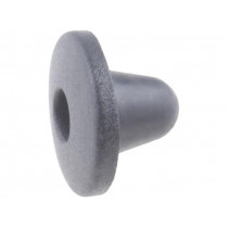 BIB-1; Quick mounting foot; Ø: 12mm; H: 9.5mm; silicone; Ømount.hole: 5mm; RICHCO BIB-1; Quick mounting foot; Ø: 12mm; H: 9.5mm; silicone; Ømount.hole: 5mm; RICHCO