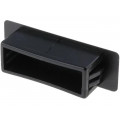 BPE-SC-3-01 BLACK; Stopper; polyamide; black; UL94V-2; Panel thick: 1.4÷3.5mm; C: 12mm; RICHCO BPE-SC-3-01 BLACK; Stopper; polyamide; black; UL94V-2; Panel thick: 1.4÷3.5mm; C: 12mm; RICHCO