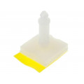 CBSBT-9-01A2-RT; Self-adhesive holder; polyamide; L: 14.3mm; Ø2: 2.54mm; RICHCO