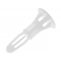 CRLCBSR-6-01; Assembly stud; polyamide; L: 9.5mm; snap fastener; Ø2: 6mm; Ø1: 4mm; RICHCO