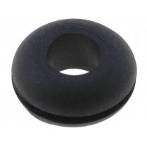 HG-3; Grommet; Ømount.hole: 7.7mm; Øhole: 4.8mm; Panel thick: max.0.8mm; RICHCO