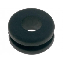 HG-4; Grommet; Ømount.hole: 9.5mm; Øhole: 6.4mm; Panel thick: max.2.4mm; RICHCO