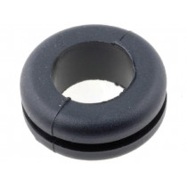 HG-6; Grommet; Ømount.hole: 12.5mm; Øhole: 9.5mm; Panel thick: max.1.6mm; RICHCO