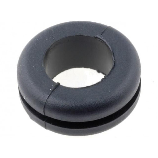 HG-6; Grommet; Ømount.hole: 12.5mm; Øhole: 9.5mm; Panel thick: max.1.6mm; RICHCO