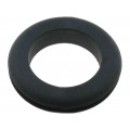 HG-9; Grommet; Ømount.hole: 17.1mm; Øhole: 14.2mm; UL94HB; black; RICHCO
