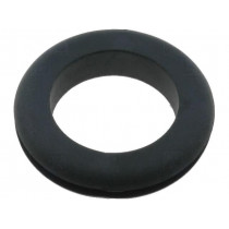 HG-9; Grommet; Ømount.hole: 17.1mm; Øhole: 14.2mm; UL94HB; black; RICHCO