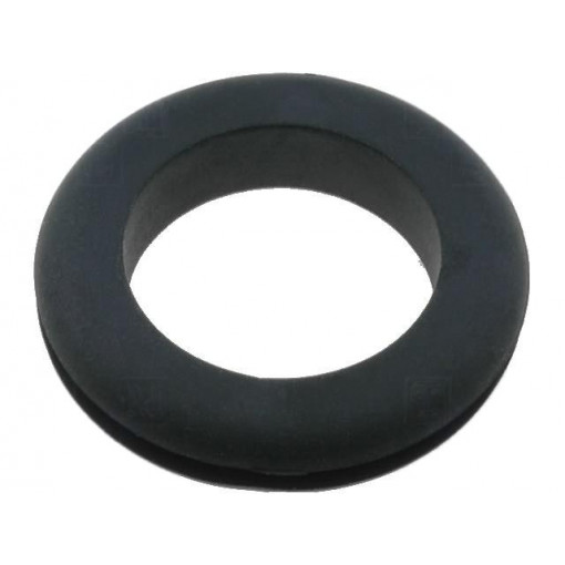 HG-9; Grommet; Ømount.hole: 17.1mm; Øhole: 14.2mm; UL94HB; black; RICHCO