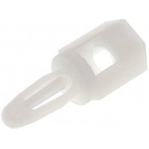 LCBS-TF-M4-6-01; PCB distance; polyamide; L: 9.5mm; snap fastener; Colour: natural; RICHCO