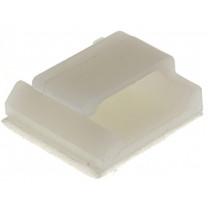 MWSSEBE-1-01-A-RT; Self-adhesive cable holder; polyamide; natural; RICHCO MWSSEBE-1-01-A-RT; Self-adhesive cable holder; polyamide; natural; RICHCO