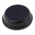 RBS-1BK; Self-adhesive foot; Ø: 12.7mm; H: 3.5mm; RICHCO