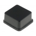 RBS-4BK; Self-adhesive foot; H: 9.7mm; Dim: 20x20mm; RICHCO