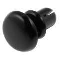 SR-4070B; Rivet; polyamide; 4.5÷5.5mm; Colour: black; UL94V-2; RICHCO SR-4070B; Rivet; polyamide; 4.5÷5.5mm; Colour: black; UL94V-2; RICHCO