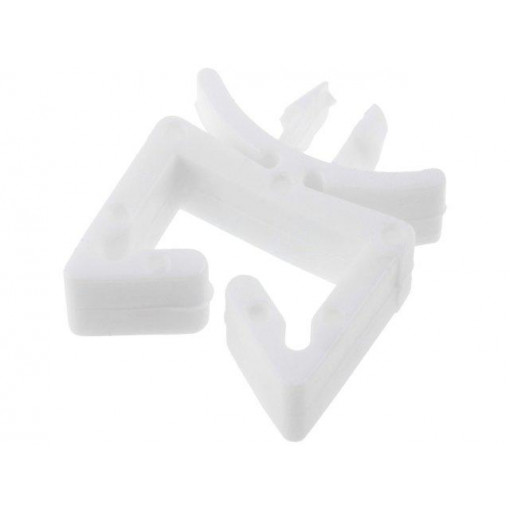 WS-1-19; Snap handle; polyamide; natural; UL94V-0; Mounting hole: Ø4.75mm; RICHCO