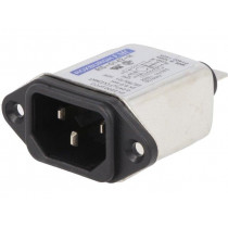 RID0142H; Connector: AC supply; socket; male; 1A; 250VAC; IEC 60320; -25÷85°C; ROXBURGH EMC