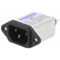 RID1042H; Connector: AC supply; socket; male; 10A; 250VAC; IEC 60320; 0.26mH; ROXBURGH EMC