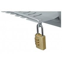 RIEGEL 6836/GR; Locking rail with lock; Mat: steel; SCHÜTZINGER