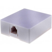 RJ11GN; Socket; RJ11; Layout: 6p4c; surface-mounted,screw; H: 57mm; W: 50mm; NINIGI RJ11GN; Socket; RJ11; Layout: 6p4c; surface-mounted,screw; H: 57mm; W: 50mm; NINIGI