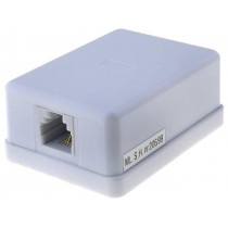 ; Socket; RJ11; Layout: 6p4c; surface-mounted,screw,self-adhesive;  ; Socket; RJ11; Layout: 6p4c; surface-mounted,screw,self-adhesive;