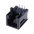 215876-1; Socket; RJ12; PIN: 6; low profile; Layout: 6p6c; THT; on PCBs; 11.5mm; TE Connectivity 215876-1; Socket; RJ12; PIN: 6; low profile; Layout: 6p6c; THT; on PCBs; 11.5mm; TE Connectivity