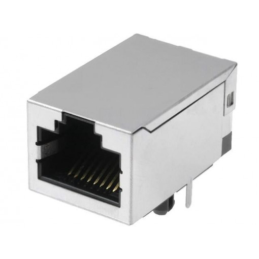 LMJ2018814100DT1; Socket; RJ45; PIN: 8; shielded,with isolation transformer; THT; AMPHENOL